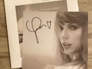Taylor Swift The Tortured Poets Department Vinyl LP Hand Signed Photo WITH HEART