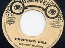 GLASFORD MANNING - PROPHECY CALL / VERSION.  1977 JAMAICAN ROOTS 7