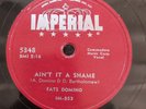 78 RPM Ain't It a Shame La-La Fats Domino Imperial 5348