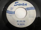 The Beatles 45   Swan   RARE   Blue Print 