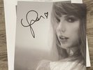 Taylor Swift The Tortured Poets Department Vinyl LP Hand Signed Photo FULL HEART