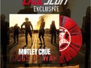 MOTLEY CRUE DOGS OF WAR RED SPLATTER VINYL LP SOLD OUT EXCLUSIVE LIMITED EDITION