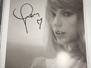 Taylor Swift The Tortured Poets Department Vinyl LP Hand Signed Photo WITH HEART