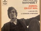 EP gerard Manset animal on est mal MEO 160