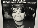 GG Allin * Freaks, Faggots, Drunks & Junkies * Vinyl LP Record