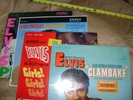 4 Elvis Presley LPs Clambake, 1254, Girls Girls Girls & Loving You LPs in VGC