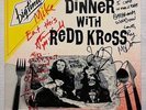 Dinner With REDD KROSS 1987 US PROMO 2LP Signed AUTOGRAPHED Red Vinyl POWER POP