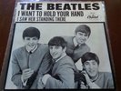 BEATLES PS & 45 I WANT TO HOLD YOUR HAND-I SAW HER STANDING THERE-WALTER HOFER