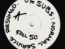 U.K. SUBS Normal Service Resumed Vinyl LP Fallout 1993 Signed Test Pressing Punk