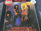 Motley Crue Too Young To Fall In Love Original With Tour Poster 1984 12”