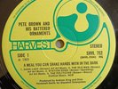 Pete Brown LP A Meal You Can Shake Hands With UK 1969 Harvest Press SUPERB COPY