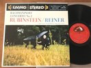ARTUR RUBINSTEIN   RACHMANINOFF CONCERTO NO. 2 REINER / RCA LSC-2068 1s/6s LP
