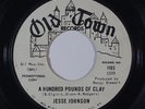 Northern Soul 45 JESSE JOHNSON Left Out/A Hundred Pounds Of Clay on Old Town wlp