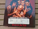 Rose Tattoo Scarred For Life Usa Promo Vinyl Lp Timing Strip  Gold Promo Stamp