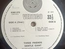 Gentle Giant LP Three Friends UK Vertigo Swirl 1st Press AMAZING AUDIO & COVER