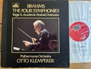 SLS 804 Brahms The Four Symphonies etc.  Klemperer 4 LP box