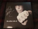 NEW MICK MARS The Other Side Of Mars Gatefold Clear Vinyl Autographed LP MINT
