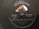 RCA VICTOR Record 78 rpm ELVIS PRESLEY 20-6540 My baby Left Me / I want You ptr
