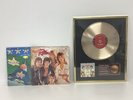 Bay City Rollers Gold Disc Display and 2 x Vinyl Records (M1) NS#8637