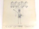 AC/DC Flick Of The Switch 1983 Atlantic 80100-1 Vinyl LP Record Shrink Liner