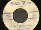 RONNIE MARTIN: baby you're mine / storm of love BILLIE FRAN 7
