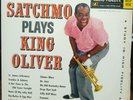 Louis Armstrong - Satchmo Plays King Oliver LP ST 91058 ( Vinyl, 1960, AF) VG