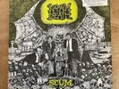 Napalm Death - Scum 1986 Earache Mosh 3 1st Pressing Vinyl LP - Lime Green cover