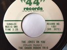 **RARE** Unknown Deep Soul 45 - Chuck Roden Trio / The Jokes On You