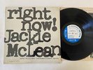 JACKIE McLEAN LP Right Now  Blue Note 4215 New York Orig. Van Gelder Exc.