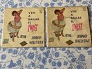 45 tours johnny hallyday/VEN A BAILAR EL TWIST / NOIR ET ROSE 2 EXEMPLAIRES ++++