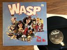 WASP The Real Me 12” EP VG with poster sleeve W.A.S.P. VINYL Dio Venom Slayer LP