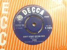 THEM DON'T START CRYING NOW/ ONE TWO BROWN EYES DECCA LABEL 1964
