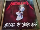 Metallica Metal Up your Ass Demo Blue Vinyl Dave Mustaine Music For Nations LP