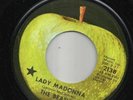 Beatles 45 UNDOCUMENTED Lady Madonna Apple w/Star, NO SERRATIONS