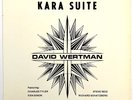 DAVID WERTMAN - KARA SUITE - MUSTEVIC SOUND MS 3001 STEREO - ORIGINAL US 1976