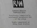 Paul McCartney RAM MONO Lp Limited Edition from 2012 FACTORY SEALED BEATLES