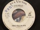 ROCKABILLY TEEN 45 - ELVIS PRESLEY - FOOLS FALL IN LOVE - HEAR 1967 PROMO RCA