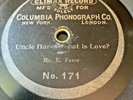 Climax Columbia 7 Inch 78 RPM Record with Grommet #171 