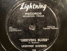 BLUES 78 RPM LIGHTNIN  HOPKINS LIGHTNING 104