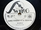JAZZ GUITAR LEGEND DJANGO REINHARDT  ‘BELLEVILLE’ 2 VERSIONS ON SWING 78