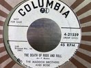 1957 Promo Hillbilly 45 MADDOX BROTHERS & ROSE Death Of Rock N Roll Columbia