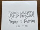 Iced Earth Plagues Of Babylon Special Edition Double Vinyl 42/500