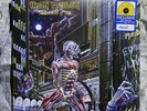 LP Iron Maiden Somewhere in Time Album Yellow Vinyl 3D Tour Print. NEW