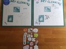 DRY CLEANING BOUNDARY ROAD SWEET PRINCESS BLUE VINYL + SIGNED PRINT + STICKERS