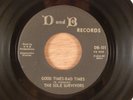 The Sole Survivors  Good Times-Bad Times/David's Mood  Garage D and B Records