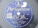 Russian Emigration Alexander Vertinsky French 78RPM Parlophone 22313