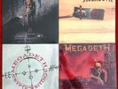 Megadeth Vinyls LP Sealed Cryptic .., Risk , Countdown ..., Peace sells ...