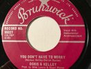 Northern Soul - Doris & Kelley - You Don't Have To Worry - Brunswick 45 - Canada