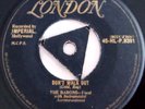 The Barons - Don't Walk Out / Once In A Lifetime UK 1957 London Tri-Centre 7