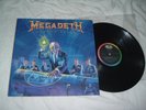 MEGADETH Rust In Peace '90 ORIGINAL IMPORT   1st press LP
